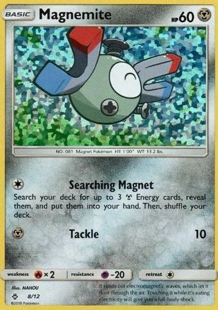 Magnemite 8/12 - McDonalds Collection 2018 Holofoil