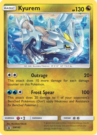 Kyurem SM142/248 - SM Black Star Promos Holofoil