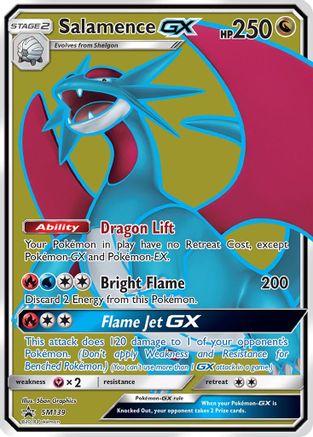 Salamence-GX SM139/248 - SM Black Star Promos Holofoil