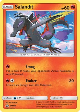 Salandit SM154/248 - SM Black Star Promos Holofoil