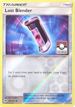 Lost Blender - 181/214 (Pokemon League) 181 - League & Championship Cards Reverse Holofoil