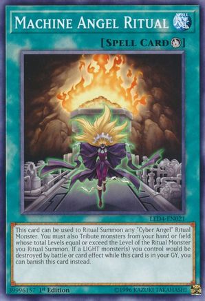 Machine Angel Ritual (LED4-EN021) - Legendary Duelists: Sisters of the Rose 1st Edition