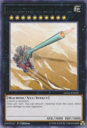 Superdreadnought Rail Cannon Gustav Max (LED4-EN039) - Legendary Duelists: Sisters of the Rose 1st Edition