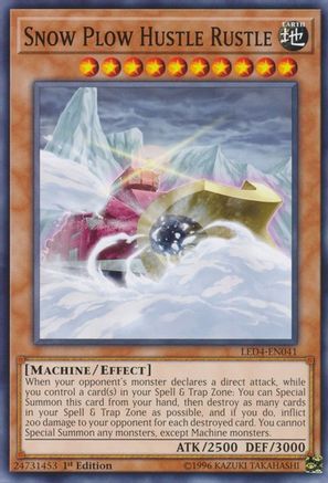 Snow Plow Hustle Rustle (LED4-EN041) - Legendary Duelists: Sisters of the Rose 1st Edition