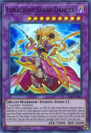 Lunalight Sabre Dancer (LED4-EN045) - Legendary Duelists: Sisters of the Rose 1st Edition