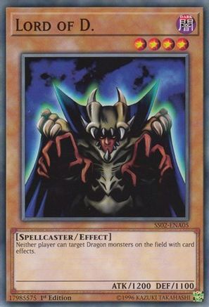 Lord of D. (SS02-ENA05) - Speed Duel Decks: Duelists of Tomorrow 1st Edition