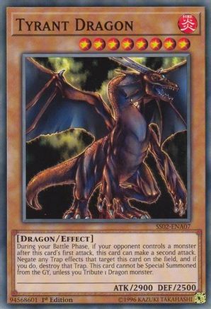 Tyrant Dragon (SS02-ENA07) - Speed Duel Decks: Duelists of Tomorrow 1st Edition