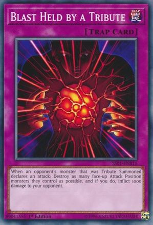 Blast Held by a Tribute (SS01-ENB15) - Speed Duel Decks: Destiny Masters 1st Edition