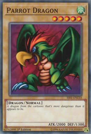 Parrot Dragon (SS01-ENC03) - Speed Duel Decks: Destiny Masters 1st Edition