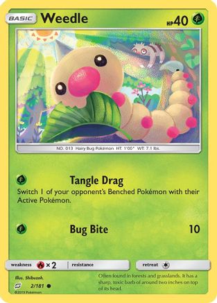 Weedle (2) 2/181 - SM  Team Up