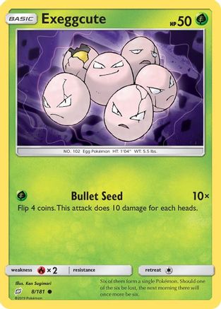 Exeggcute 8/181 - SM  Team Up