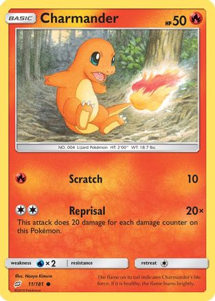 Charmander (11) 11/181 - SM  Team Up