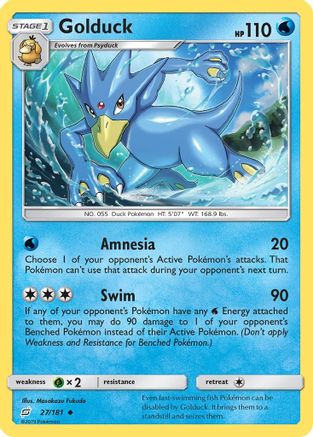 Golduck 27/181 - Team Up Reverse Holofoil