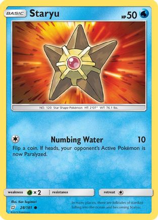 Staryu 28/181 - SM  Team Up