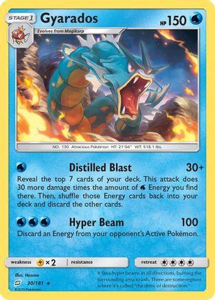 Gyarados 30/181 - Team Up Holofoil