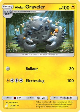 Alolan Graveler 36/181 - Team Up Reverse Holofoil