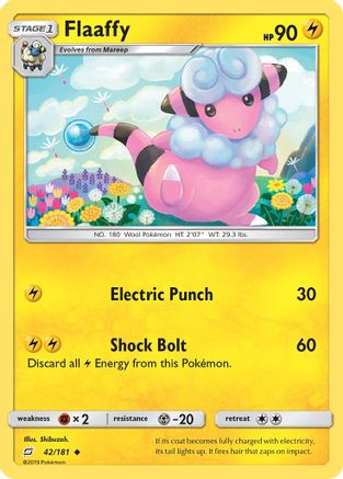 Flaaffy 42/181 - Team Up Reverse Holofoil