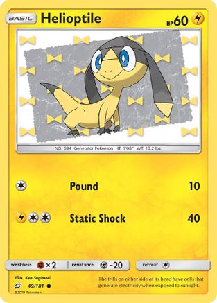 Helioptile 49/181 - SM  Team Up