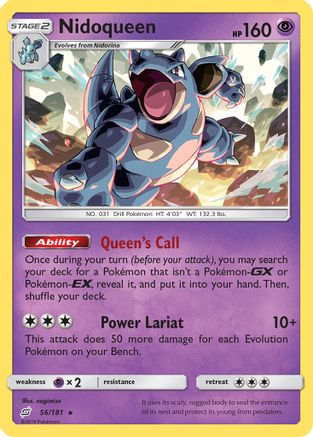 Nidoqueen 56/181 - Team Up