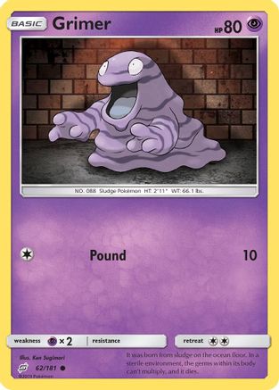 Grimer 62/181 - SM  Team Up Reverse Holofoil