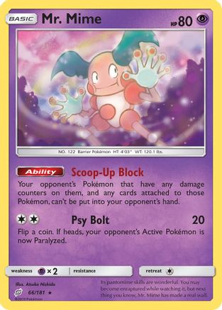 Mr. Mime 66/181 - SM  Team Up