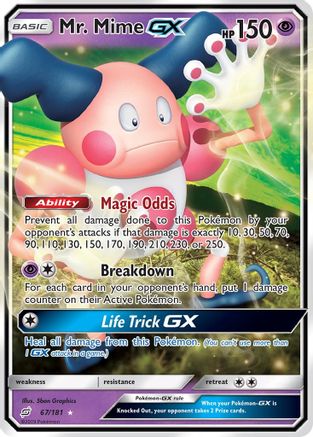 Mr. Mime GX 67/181 - SM  Team Up Holofoil