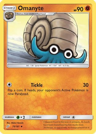 Omanyte 75/181 - Team Up