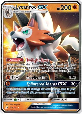 Lycanroc-GX 82/181 - Team Up Holofoil