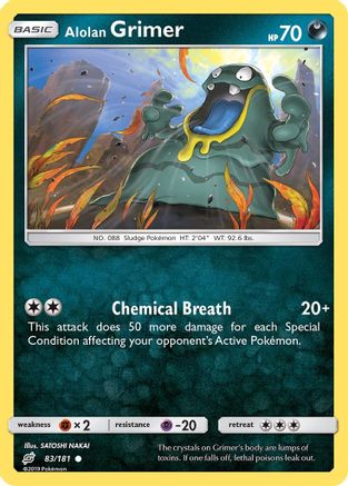 Alolan Grimer - 83/181 - SM  Team Up Reverse Holofoil