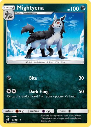 Mightyena 87/181 - Team Up Reverse Holofoil