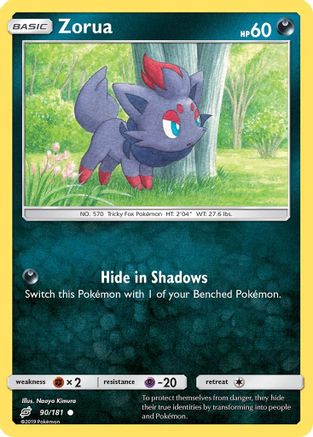 Zorua 90/181 - SM  Team Up