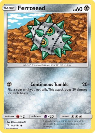 Ferroseed 102/181 - SM  Team Up