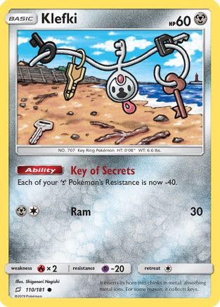 Klefki 110/181 - Team Up Reverse Holofoil