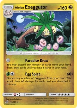 Alolan Exeggutor - 115/181 - SM  Team Up