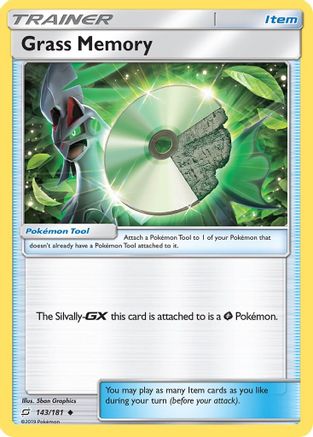 Grass Memory 143/181 - Team Up Reverse Holofoil