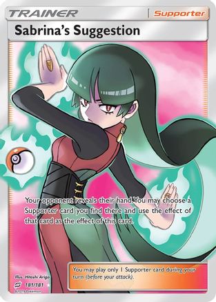 Sabrina's Suggestion 181/181 - Team Up Holofoil