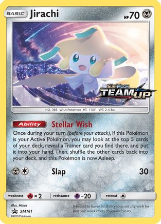 Jirachi SM161/248 - SM Black Star Promos Holofoil