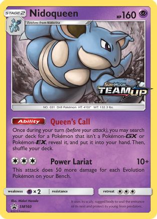 Nidoqueen SM160/248 - SM Black Star Promos Holofoil