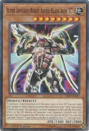 Super Armored Robot Armed Black Iron "C" (SAST-EN097) - Savage Strike Unlimited