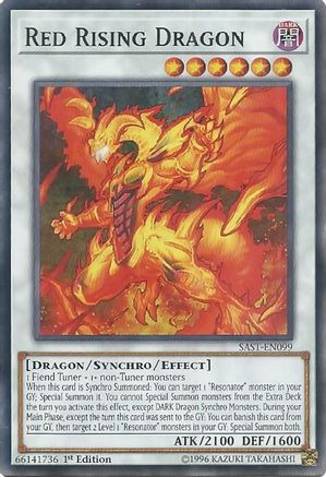 Red Rising Dragon (SAST-EN099) - Savage Strike 1st Edition