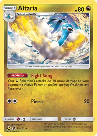 Altaria - 40a/70 - Alternate Art Promos Holofoil