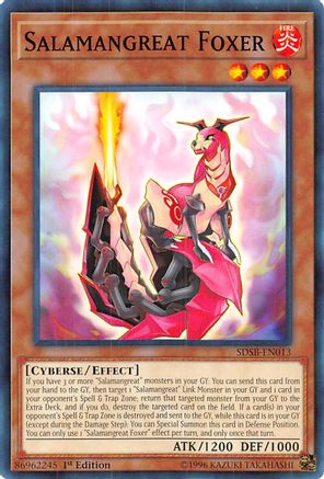 Salamangreat Foxer (SDSB-EN013) - Structure Deck: Soulburner 1st Edition