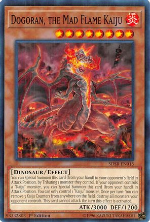 Dogoran, the Mad Flame Kaiju (SDSB-PT015) - Structure Deck: Soulburner 1st Edition Portuguese
