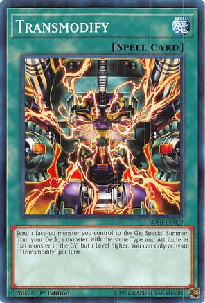 Transmodify (SDSB-EN029) - Structure Deck: Soulburner 1st Edition