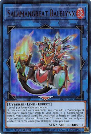 Salamangreat Balelynx (SDSB-EN043) - Structure Deck: Soulburner 1st Edition