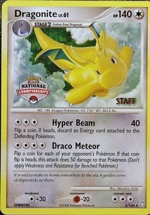 Dragonite - 2/146 (National Championships) [Staff] 2 - League & Championship Cards