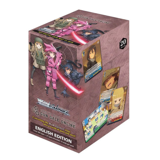 Weiss Schwarz Sword Art Online Alternative Gun Gale Online Reprint Booster Box