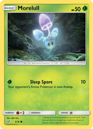 Morelull (Holo Common) 3/18 - Detective Pikachu Holofoil