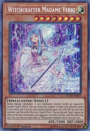 Witchcrafter Madame Verre (INCH-EN019) - The Infinity Chasers 1st Edition