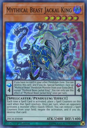 Mythical Beast Jackal King (INCH-EN048) - The Infinity Chasers 1st Edition
